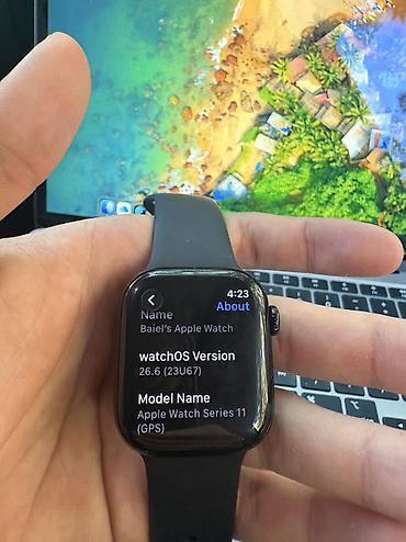 апл вотч 11: Apple Watch Series 11 (GPS), 42 мм - Размер: 42 мм - Цвет: черный - — 7