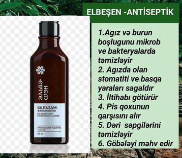 Tibbi avadanlıq: ELBEŞƏN – ANTİSEPTİK balzam Məhsul: HEM-care “Balzam–Floraseptik”