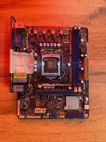 Материнские платы: Материнская плата, Б/у, Gigabyte, LGA1155, Micro-ATX, Для ПК