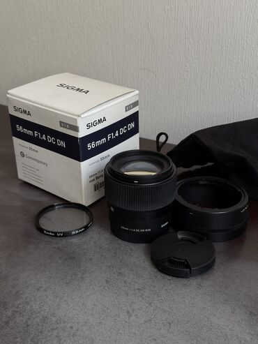объектив sigma: Объектив Sigma 56mm F1.4 DC DN, байонет E-mount для Sony. ✏️ состояние