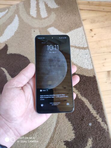 xiaomi 10s: Xiaomi Redmi Note 10S, 128 GB, rəng - Ağ, 
 Sensor, Barmaq izi, İki sim kartlı