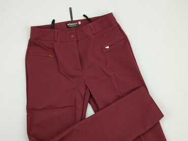 spódnice sztruksowa bordowa: Material trousers, L (EU 40), condition - Good