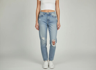 srebrne jeansy: Sinsay, Jeans for women, size XS