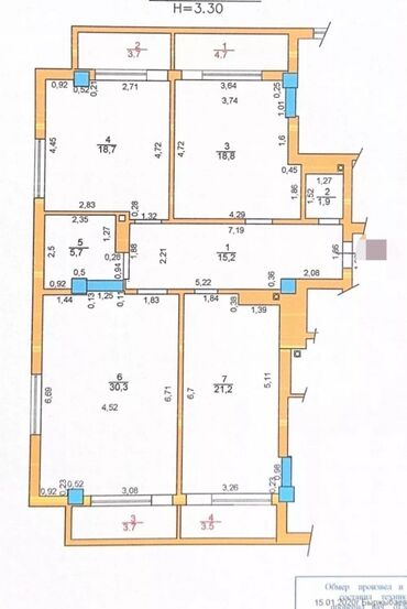 Продажа квартир: 2 комнаты, 129 м², Элитка, 5 этаж, ПСО (под самоотделку)