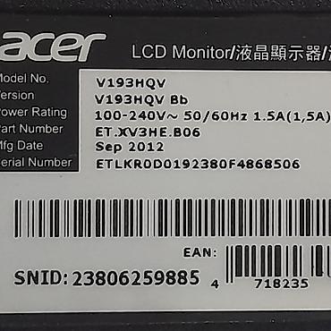 Мониторы: Монитор, Acer, Б/у, LCD, 18" - 19" — 9