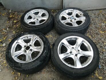 диски разноширокие на бмв х6: Дөңгөлөктөр монтажда 195 / 55 / R 15, Жай, Комплект, Жеңил унаалар, Куйма, тешиктери - 4
