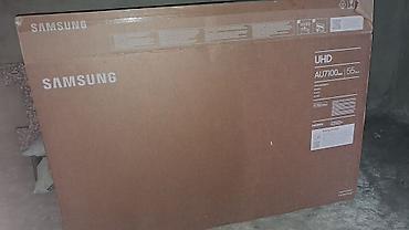 samsung 21s: Samsung UHD TV AU7100, 55" (138 sm) -sadece klaraq ekranin deywmey — 5