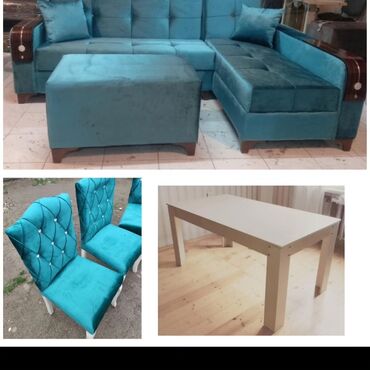 Divan və masa dəstləri: Yeni, Künc divan, Qonaq otağı üçün, Açılmayan, Türkiyə — 6