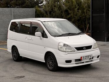 белый nissan: Nissan Serena: 2000 г., 2 л, Бензин, Минивэн