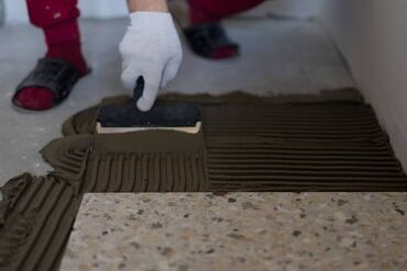 Plitə işləri: Salam, Hər növ keramik plitə keyfiyyətli şəkildə divar və yer səthinə — 9