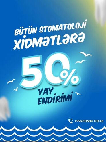 gozelik salonu: Butun stomotoloji xidmetlerimiz 50% endirimdedir yararlanmaga telesin