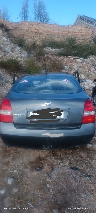 ипотека машина: Nissan Primera: 2002 г., 1.8 л, Автомат, Газ, Седан