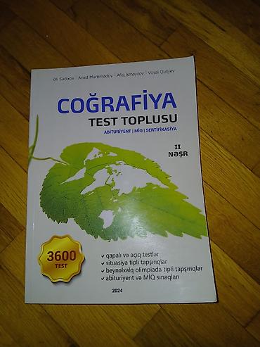 Məhsul: “Coğrafiya Test Toplusu” – II nəşr (2024) Xüsusiyyətlər: -