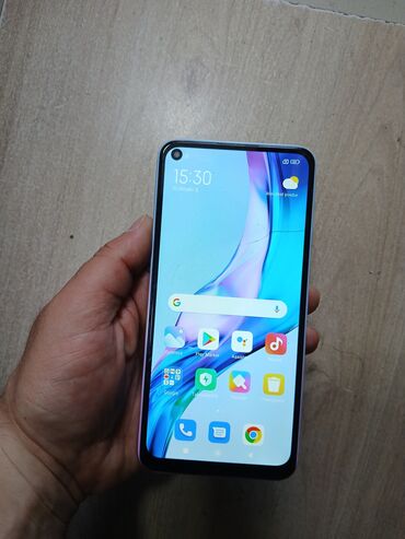 xaomi: Xiaomi Redmi Note 9, 128 GB, rəng - Mavi, 
 Barmaq izi