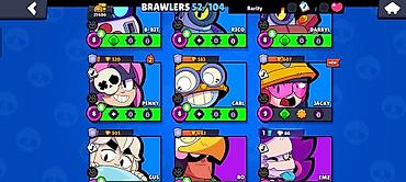 dost: Brawl Stars hesabı – inkişaf etmiş profil - Kupa: 27 400 (Trophy Road — 9