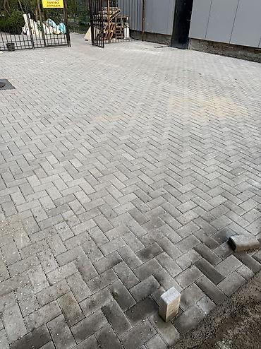 Брусчатка кирпич: Брусчатка кирпич, Для парковки, Бетонная, Прессованная, Новый, Гарантия, Бесплатный выезд, Укладка — 12