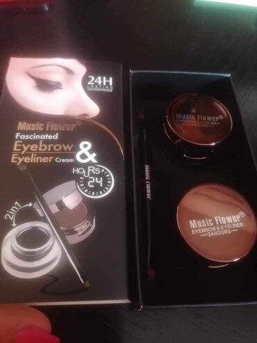 Šminka: Gel ajlajner i puder za obrve
Vodootporan 2in1
Cena 1900din — 2