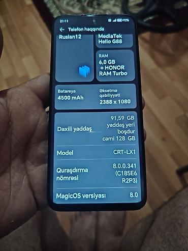 poco f4 pro: Honor 128 GB, rəng - Qara — 4