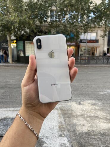 tap az telefonlar: IPhone X, 64 GB, Ağ, Zəmanət, Face ID, Simsiz şarj