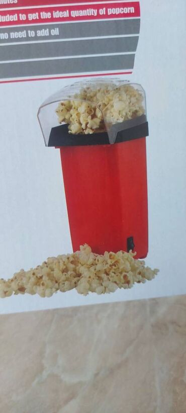 popkorn aparati satilir: Popcorn aparati tezedir. hediyye alfilar yanimda mende isletmirem