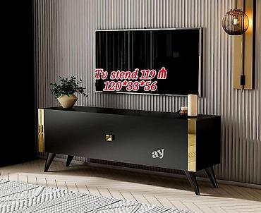 TV altlığı: *tv stend* Yeni sifarişlə rəng seçimi var 😊 Ölçü 120*33*57 *qiymet — 1