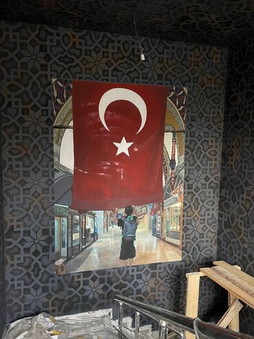 Sifarişlə əl işləri: Divar rəsimlərinin çəkilməsi🎨 Qiymət rəsmə və onun ölçüsünə uyğun