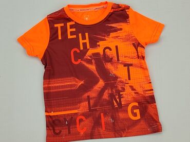 pomarańczowa koszulka dziecięca: Футболка, 2-3 р., 92-98 см, стан - Хороший