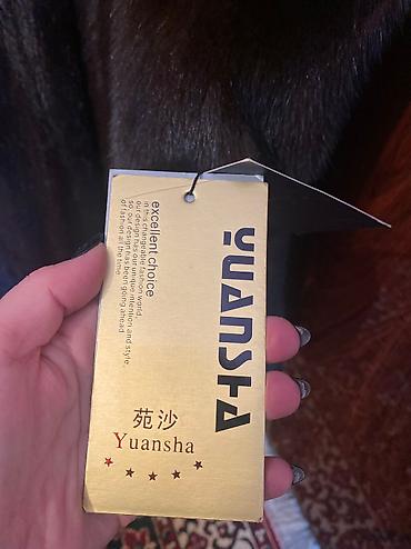 пальто 4446: Шуба, Норка, Длинная модель, Китай, С капюшоном, M — 7