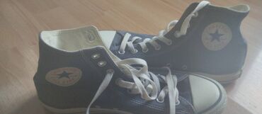 bele duboke cizme: Converse, 41.5, bоја - Svetloplava