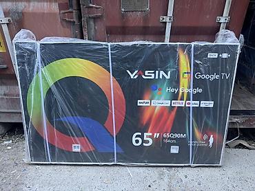 ТВ жана Видео: Телевизоры- YASIN 65Q90M и 165 см 65" 4k (google tv) - описание: 🔥💥👍 — 2