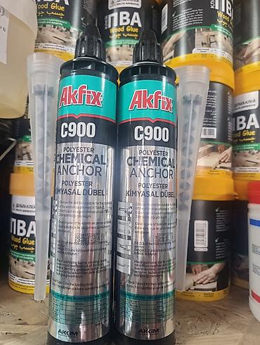 химические: Химический анкер Akfix C900 (полиефирный состав) - Двухкомпонентный — 1