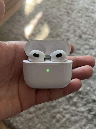 airpods левое ухо: Костные, Apple, Б/у, Беспроводные (Bluetooth), Классические