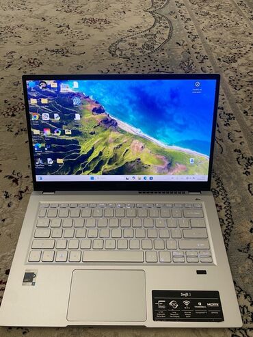 acer swift x: Ультрабук, Acer, 8 ГБ ОЗУ, Intel Core i5, Б/у, память SSD