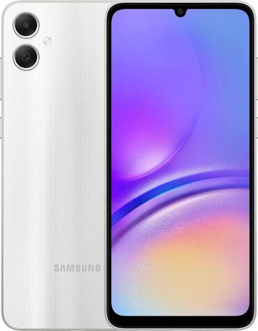 kontakt home telefonlar: Samsung Galaxy A05, 128 GB, rəng - Ağ, Barmaq izi, Face ID, Sənədlərlə