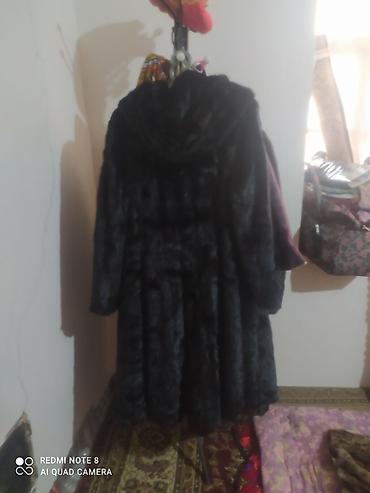 жилет писец: Шуба, По колено, С капюшоном, 3XL — 4