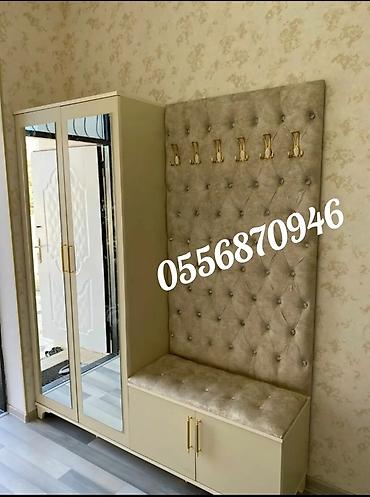 Ayaqqabı dolabları: Yeni, 2 qapılı, Qəhvəyi, Digər material Ayaqqabı dolabı — 14