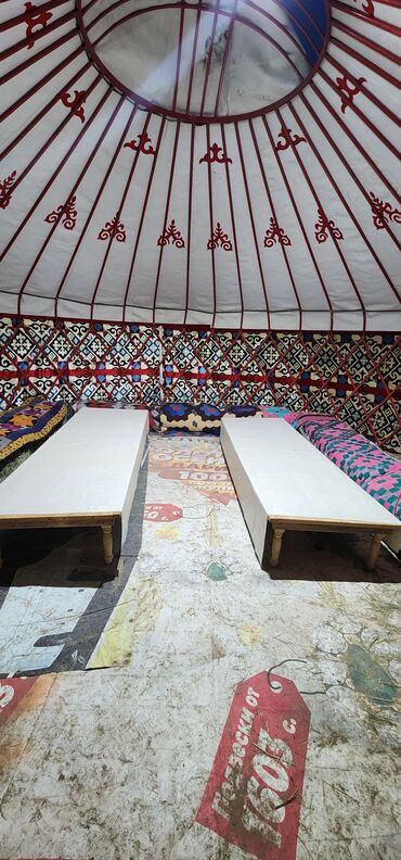 Аренда юрт: Аренда юрты, Каркас Деревянный, 85 баш, Стулья, Казан, Самовар — 17