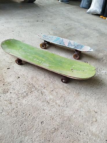 Skateboard dəsti – 2 ədəd - Modellər: klassik tam ölçülü lövhə və
