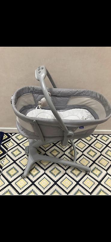 Beşiklər: Chicco Next2Me tipli elektrikli beşik/layla - Rəng: boz - Oval — 3
