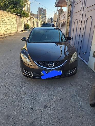 Mazda: Mazda 6 sedan - Kuzov: sedan, qara rəng - Mühərrik: benzin (markaya — 4