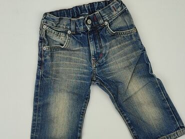 pepco kurtki chłopięce: Denim pants, H&M, 9-12 months, condition - Good