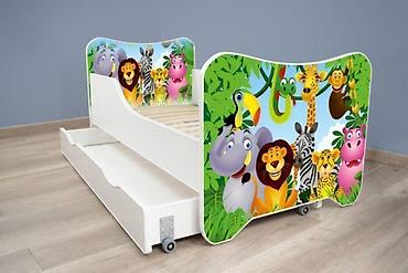 ugg sandale: Krevet sa fiokom i dušekom dečiji 140x70 cm – Happy Kitty + Fioka — 1