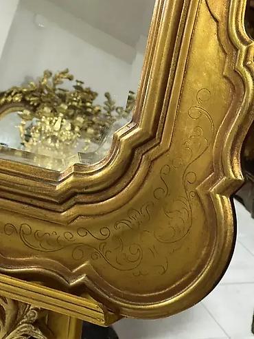 ugaona jysk: Stilsko ogledalo 91 x 74cm Dobro stanje Licno preuzimanje ili prevoz — 4