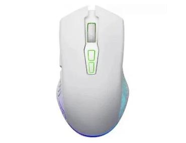 Kompjuterski miševi: Bežični RGB gejming miš – beli - Ergonomski dizajn sa profilisanim — 1