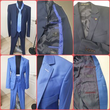 мужские костюмы на прокат: Костюм M (EU 38), цвет - Синий