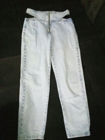 женские джинсы 28 размер: Прямые, Турция, Средняя талия