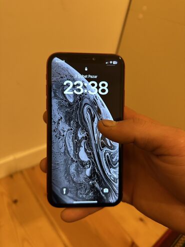 Apple iPhone: IPhone 11, 64 GB, Qırmızı, Zəmanət, Simsiz şarj, Face ID