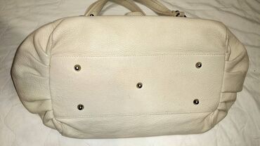 Torbe: Italijanska kožna bež torba Prelepa i prostrana italijanska troba, u — 9