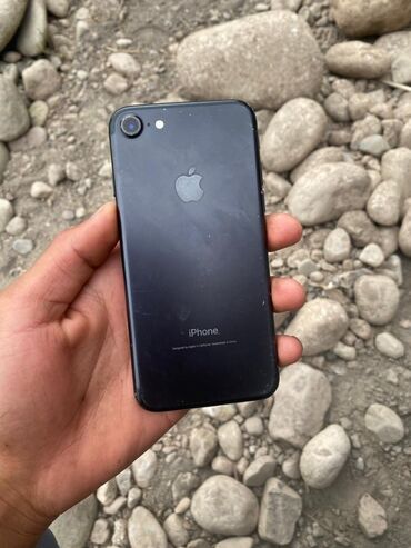 сотовые телефоны бишкек цены: IPhone 7, Колдонулган, 32 ГБ, Көк, Заряддоочу түзүлүш, Кабель, 100 %