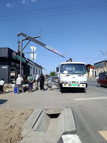 декоративный газон на стену: Автокран, Hyundai, 2002 г. — 4